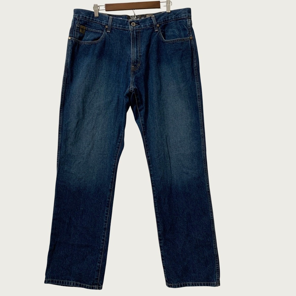 Ariat Heritage Relaxed Fit Jeans Men's 38x34 Blue Straight Leg Denim 100% Cotton